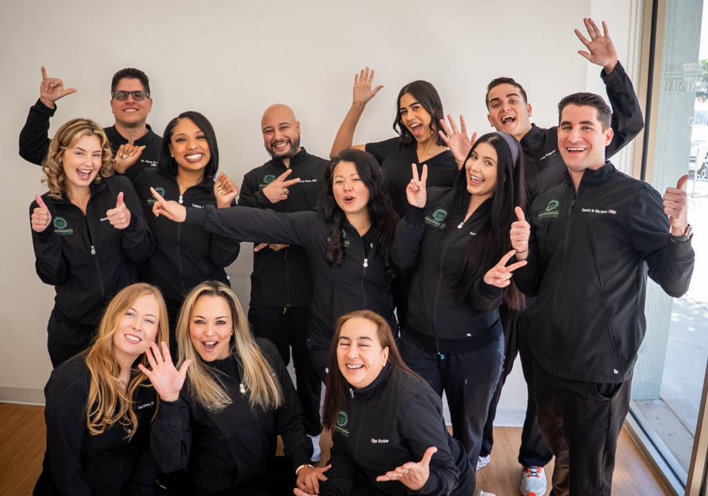 Dr. Martinez and the First Street team smiling together